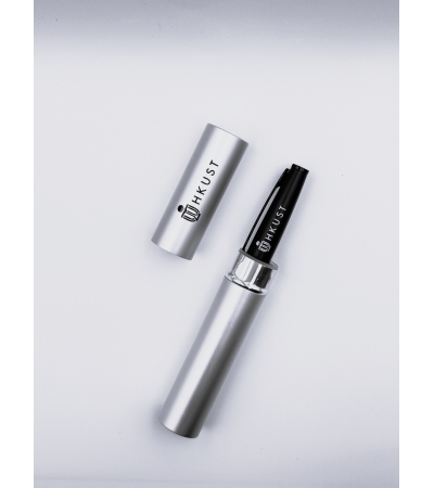 HKUST Metal Roller Pen in Aluminum Tube Box  (Sliver)